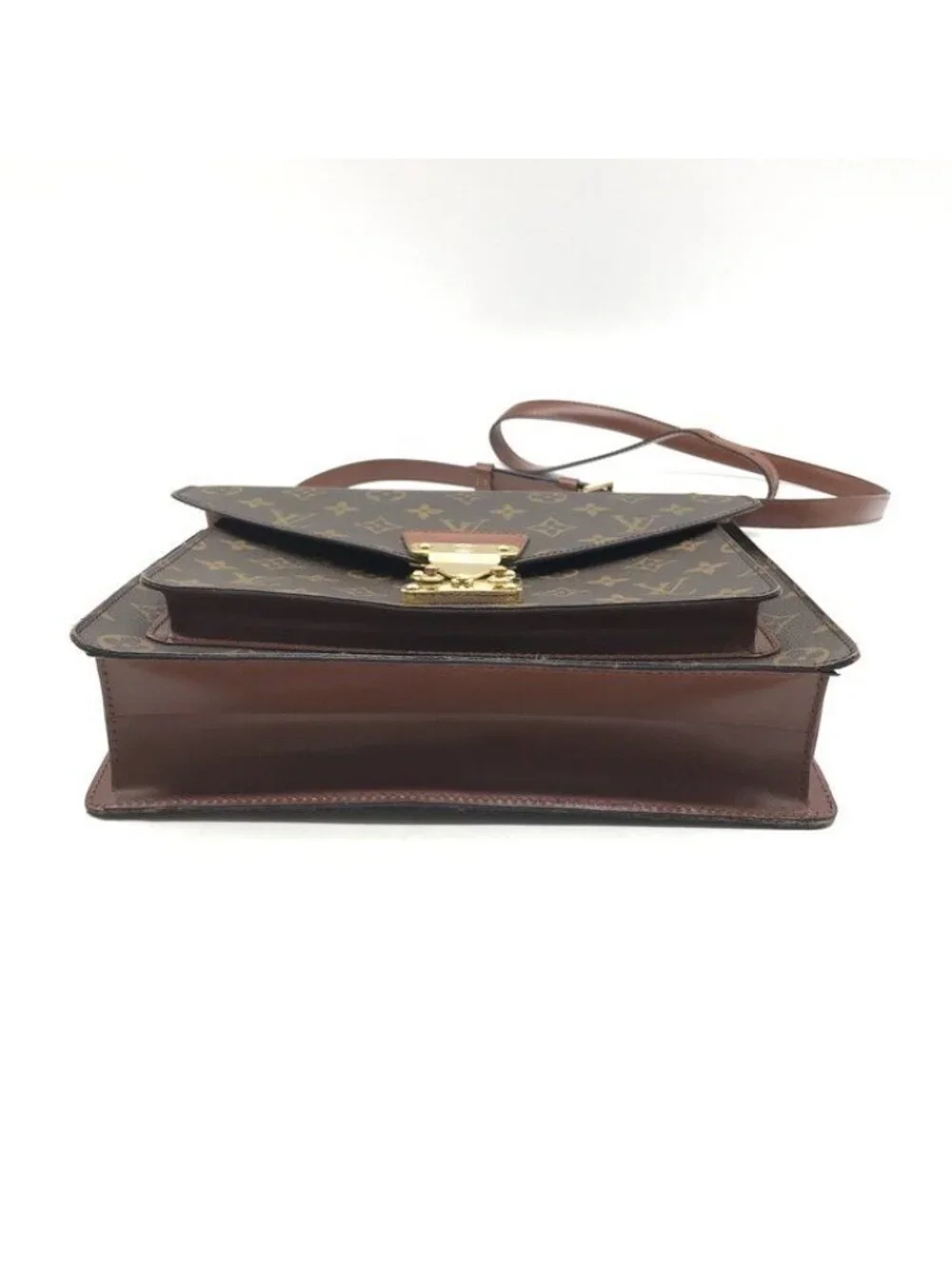 Louis Vuitton Monogram Monceau Business 2-Way Bag Leather